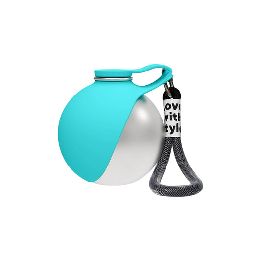 Stainless Steel Cat Water Bottle — One-Hand, Leak-Resistant, 285 ml